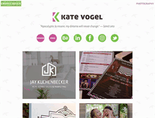 Tablet Screenshot of katevogeldesign.com